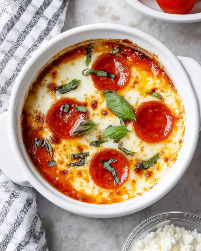 Cottage Cheese Pizza Bowl