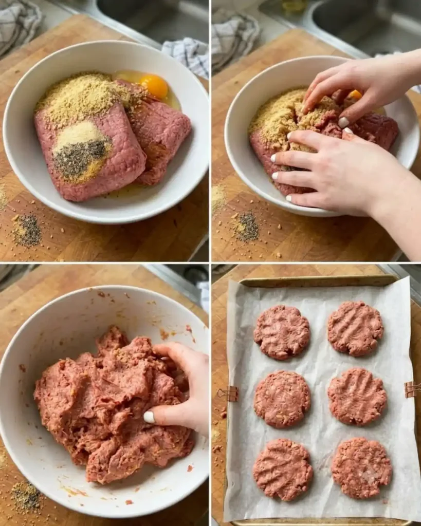 Gluten-Free Burger Recipe Steps