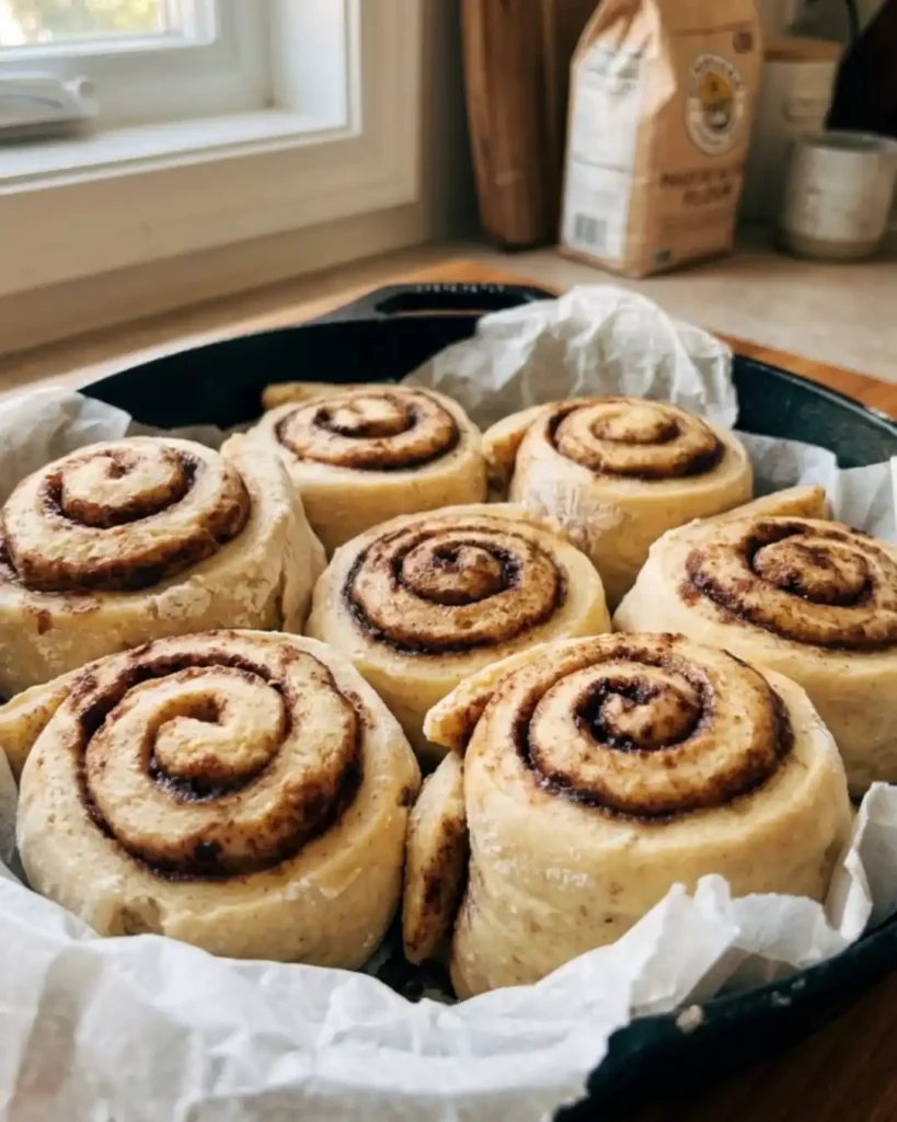 Soft gluten-free cinnamon rolls.