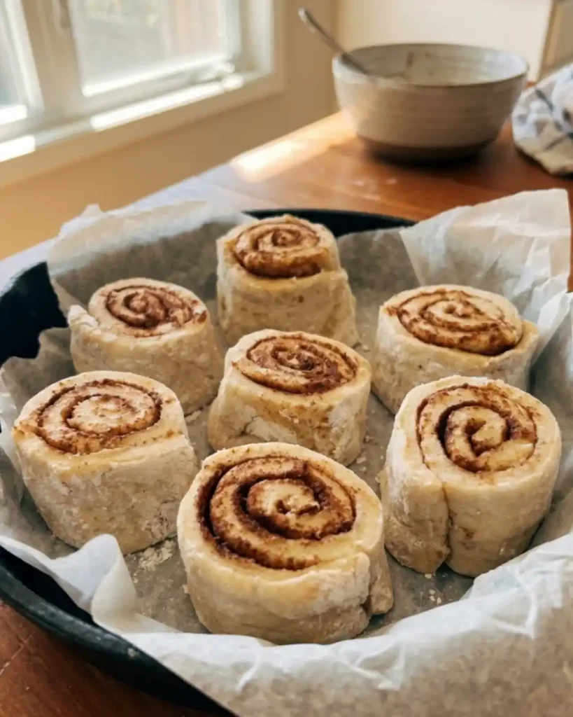 Soft gluten-free cinnamon rolls.