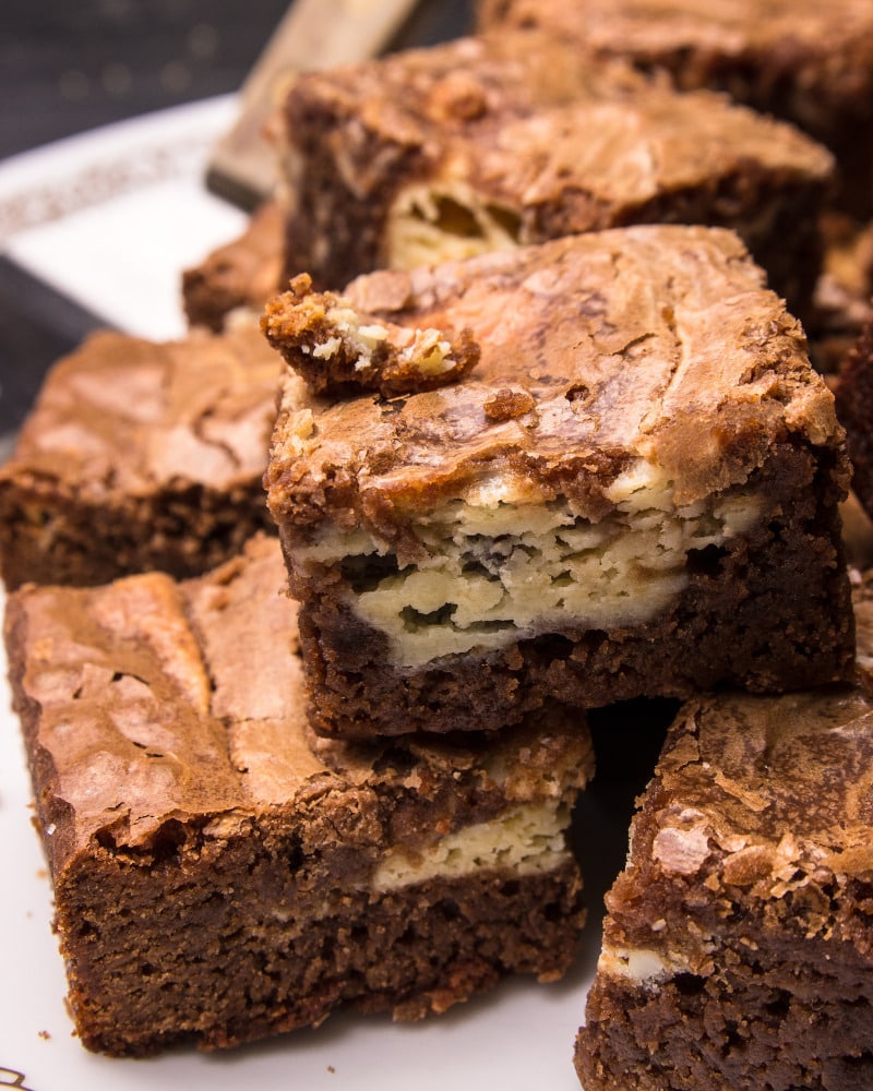 Brownies with Cream Cheese Frosting