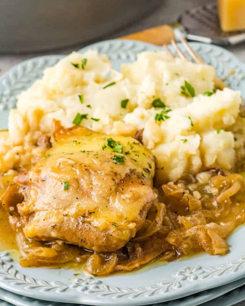 French Onion Dip Chicken Thighs Recipe