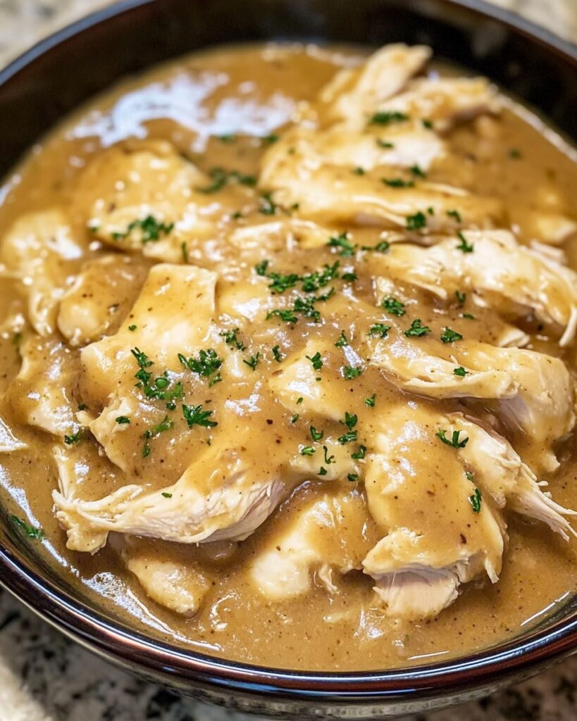 Crockpot Chicken and Gravy