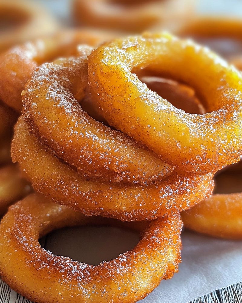 Fried Cinnamon Apple Rings