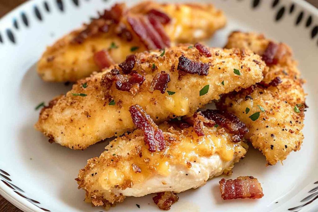 Cheddar Bacon Chicken Tenders Recipe