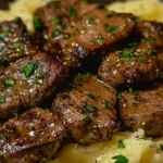 Easy Garlic Butter Steak Bites and Mash Recipe