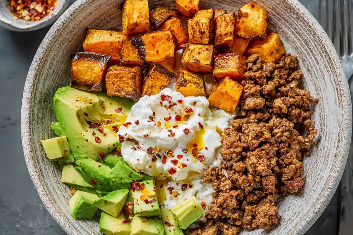 Cottage Cheese Taco Bowl